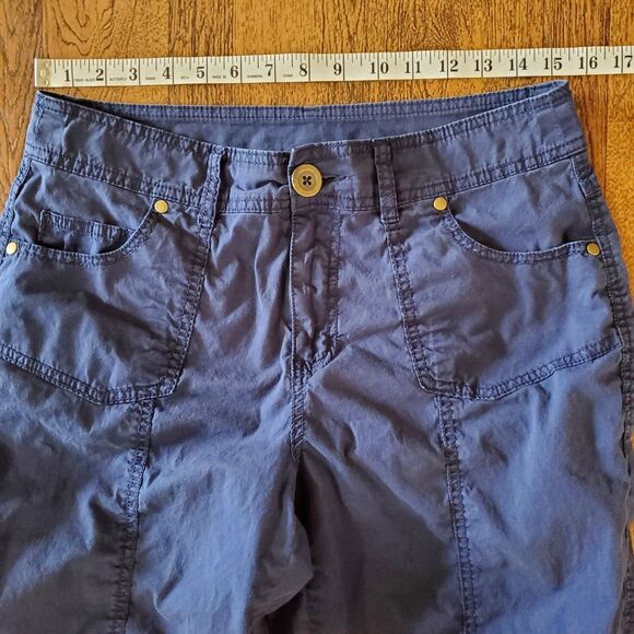 Kim Rogers Womens Sz 10 Navy Blue Capri Pant - Picture 4 of 6